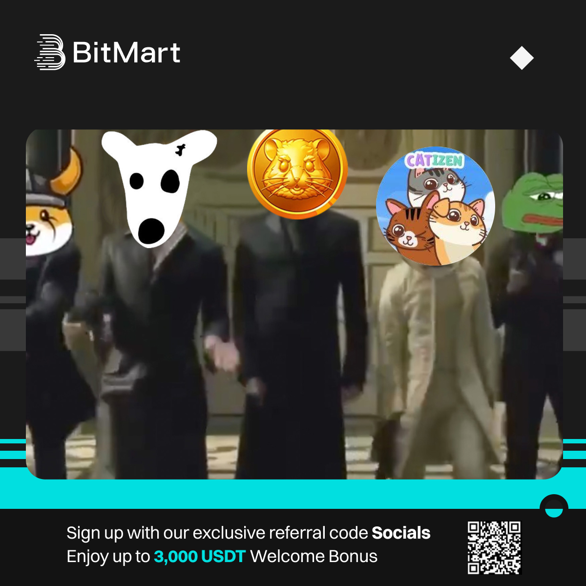 ________ is coming SOON on #BitMart! 🐈🐈🐾 🐾 🐱🐱