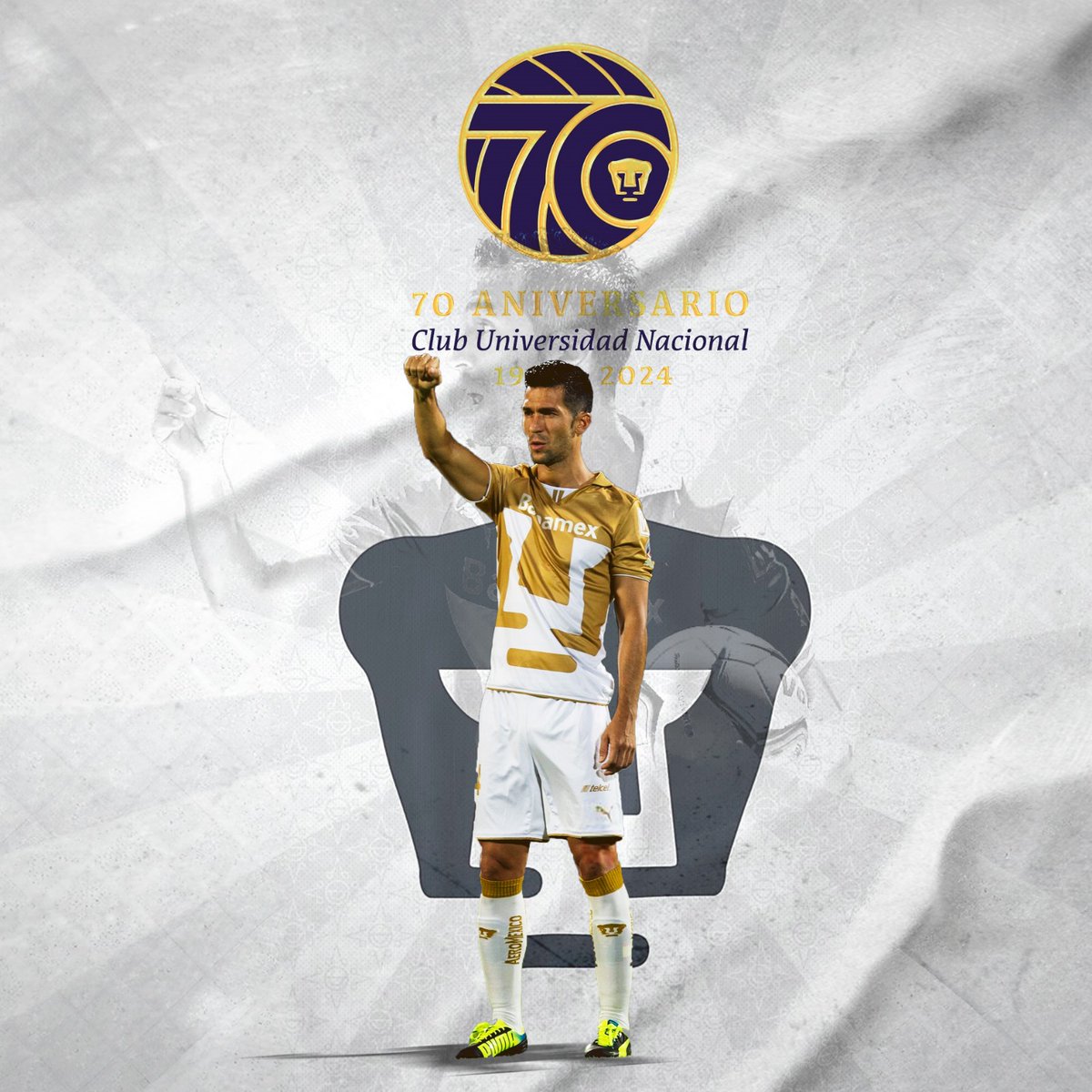 luchogarcia14's tweet photo. Feliz 70 aniversario a mis queridos PUMAS de la UNAM. Goya para todos y éxitos en este año!!
#PorTuAzulyOro

Happy 70th anniversary to my beloved PUMAS de la UNAM. Goya for everyone and all the best this year!!#PorTuAzulyOro https://t.co/mn7USMEO68