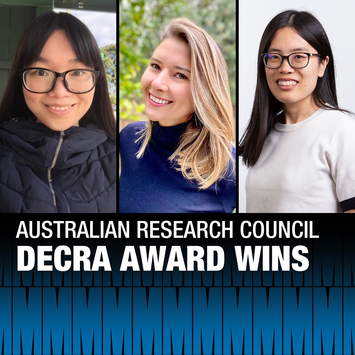 MonashInfotech's tweet photo. Congratulations to Dr Qiuhong Ke, @Kari_LDahlgren and Dr Teresa Wang on their @arc_gov_au #DECRA wins – totalling $1.4M.

The grants will support their impactful projects in #AI and clean #energy over the next two years. Learn more now: https://t.co/WsFP7cIZfF
@emergingtechlab https://t.co/5kJqIebLjy