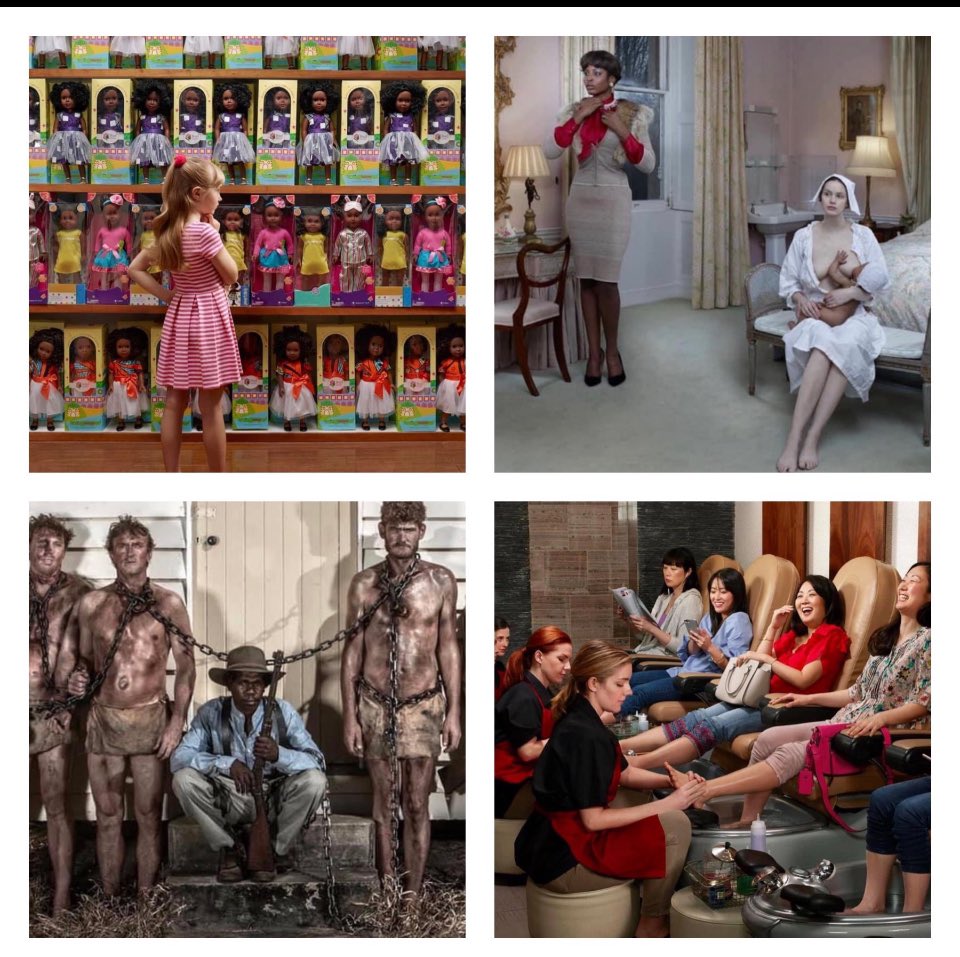 I’m a bit late to the party, but these photos tell more than words ever could
“Let’s Talk about Race” by Chris Buck and Greg Semu