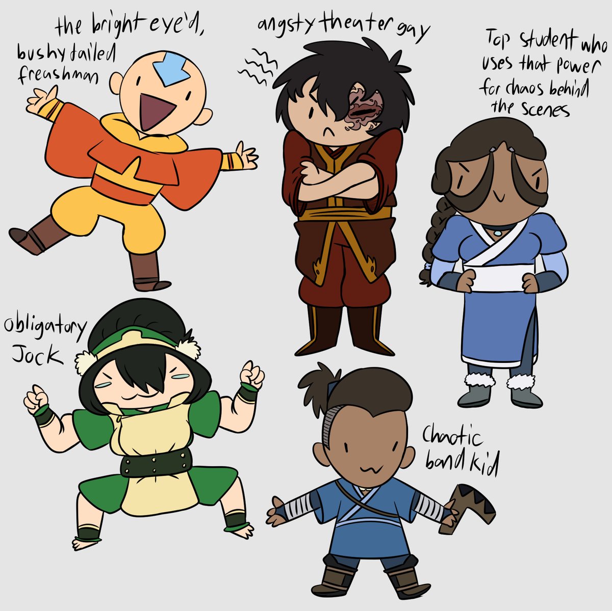 Octo_Demon's tweet photo. The sillies #AvatarTheLastAirbender #atla https://t.co/d6btOjzzG0