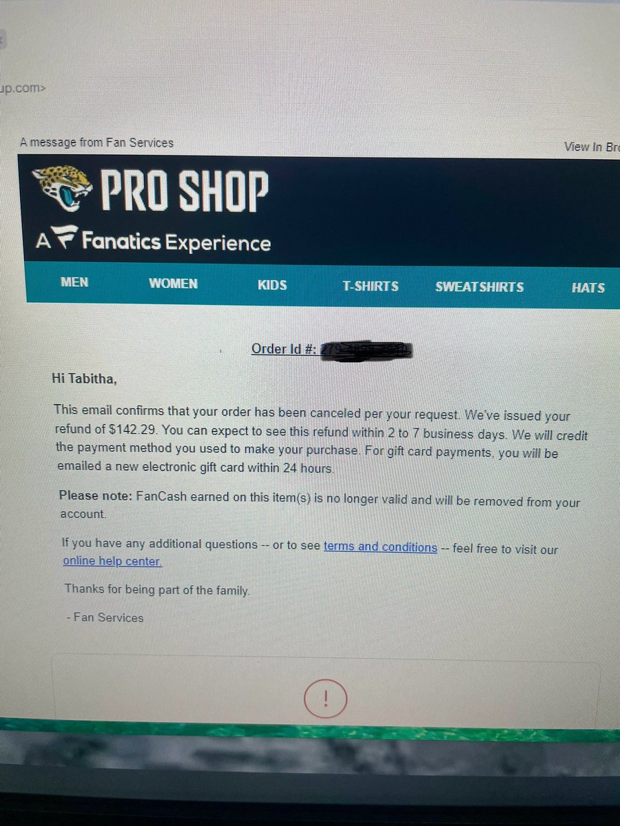 LilOther's tweet image. Thank you @Fanatics for letting me know days before our home opener that my order is canceled after a month of delays already. Not sure how my ordered got canceled, but it wasn’t me.  Guess I’ll buy jerseys from your competitor.