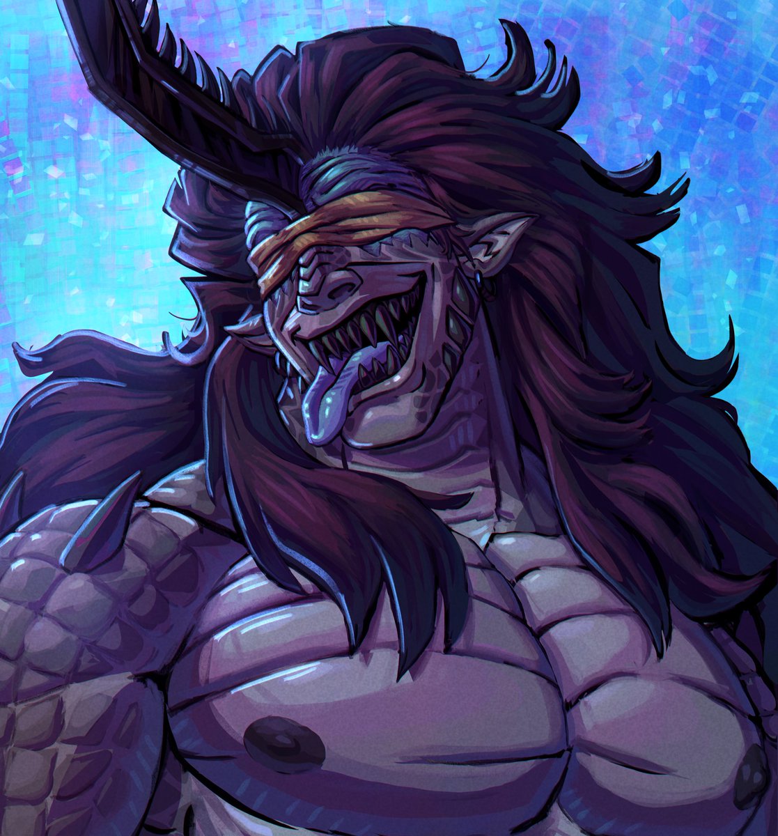 KoastalKryptide's tweet photo. A little gift for @lukdukey of his character Zorvex uwu https://t.co/n4xPWMQH29