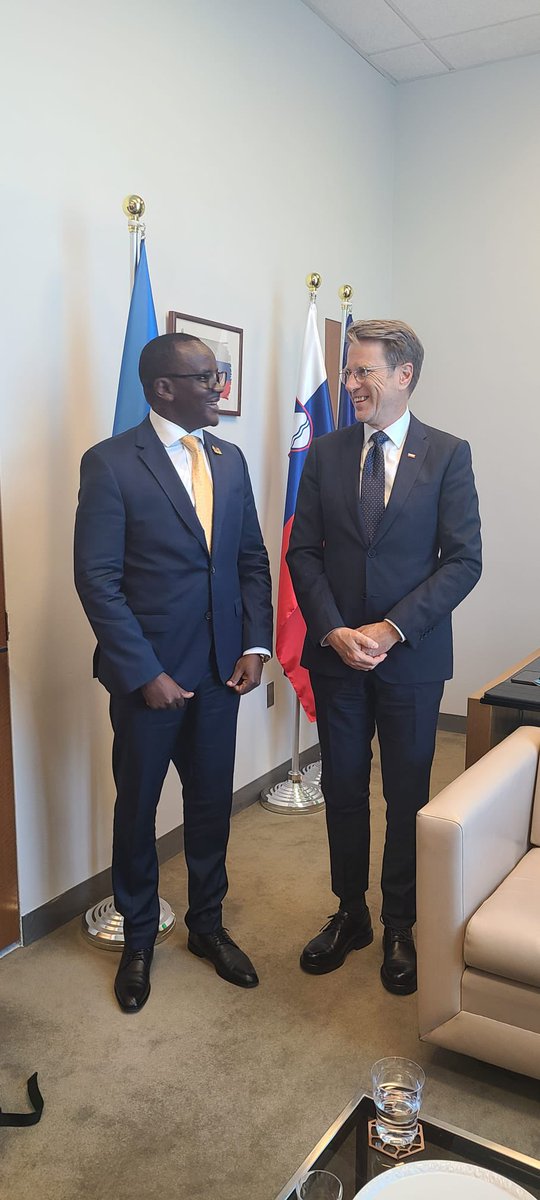 It was a great pleasure meeting with H.E. Samuel Žbogar, Perm. Rep. of Slovenia and President of the UNSC for the month of September. We discussed regional and international peace and security issues including the Kenya-led Multinational Security Support Mission to Haiti.