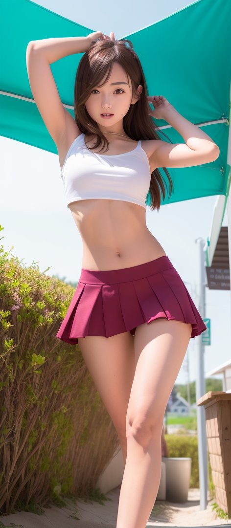 SummerMiniskirt's tweet photo. AI #ミニスカート #モデル #パンチラ #美少女 #かわいい #可愛い #サンダル #生足 #美脚 #ヤバい #ギャル #gal #kogaru #夏 #セクシー #コーデ #誘惑 #挑発 #露出 #小悪魔 #コギャル #おしゃれ #ファッション #美女 #ミニスカ #ギャル #美肌 #美脚 #生足 #miniskirt #ミニスカ女子 #夏服 #私服 https://t.co/rvk38NB5m2