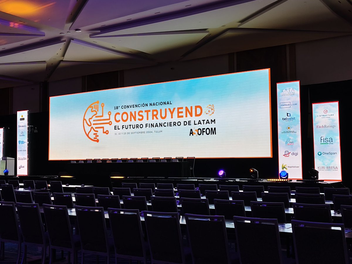 RulPar's tweet image. Estoy en Tulum para cubrir la 18ª Convención Nacional de @ASOFOM_OFICIAL, que en 2024 lleva el lema “Construyendo el Futuro Financiero de LATAM” 💳🌎
Sigan toda la cobertura en @dpl_news 
dplnews.com #InclusiónFinanciera #SectorFinancieroNoBancario #SOFOM @dpl_tech ⤵️