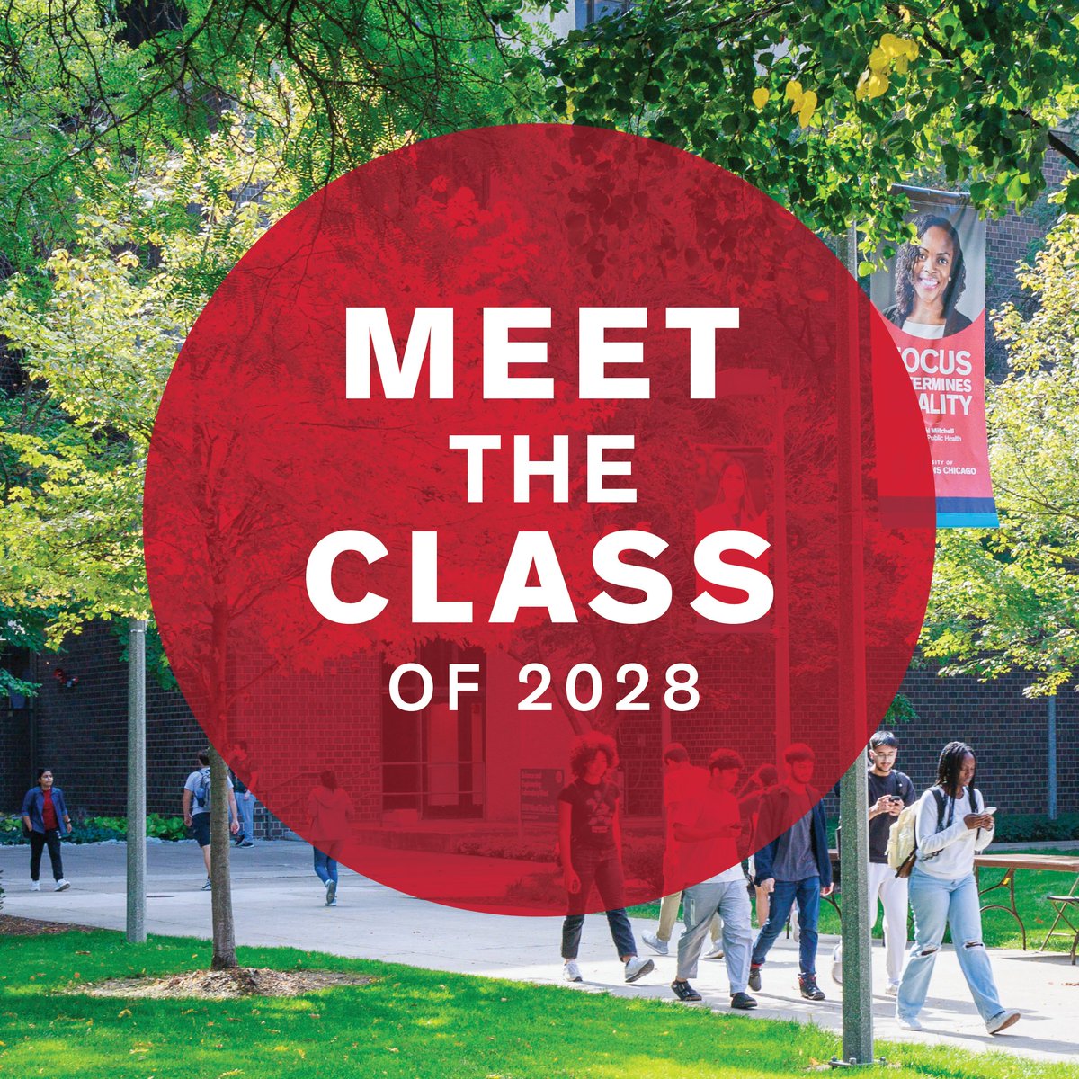 thisisUIC's tweet photo. Get to know the second-largest incoming class ever 📈

Read more here https://t.co/T2BpPD2NfG

#ClassOf2028 #UICGrad28 #UIC #Chicago #ThisIsUIC https://t.co/8Rm8YrJgnY