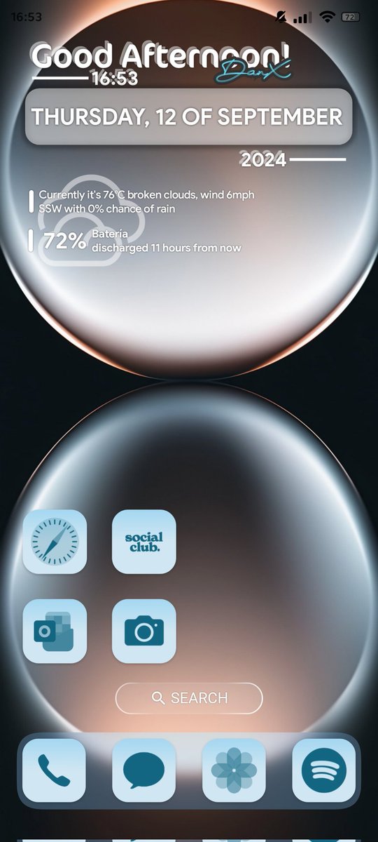 DanXKustom's tweet photo. Good Day friends
My Screenshot
@SmartLauncher
Widgets by me 🙋🏾‍♂️@MkFuego you will find them soon in #Pacific_KWGT
Icons #IMaterialLight @pashapuma1
Wall #ShowWallpapers https://t.co/ik4p7zyX7o
App #Pacific_KWGT 👉🏾 https://t.co/on6r6fEolZ

#KWGT #myhomescreen #Android #Xiaomi https://t.co/Ljw6ZtXHmn