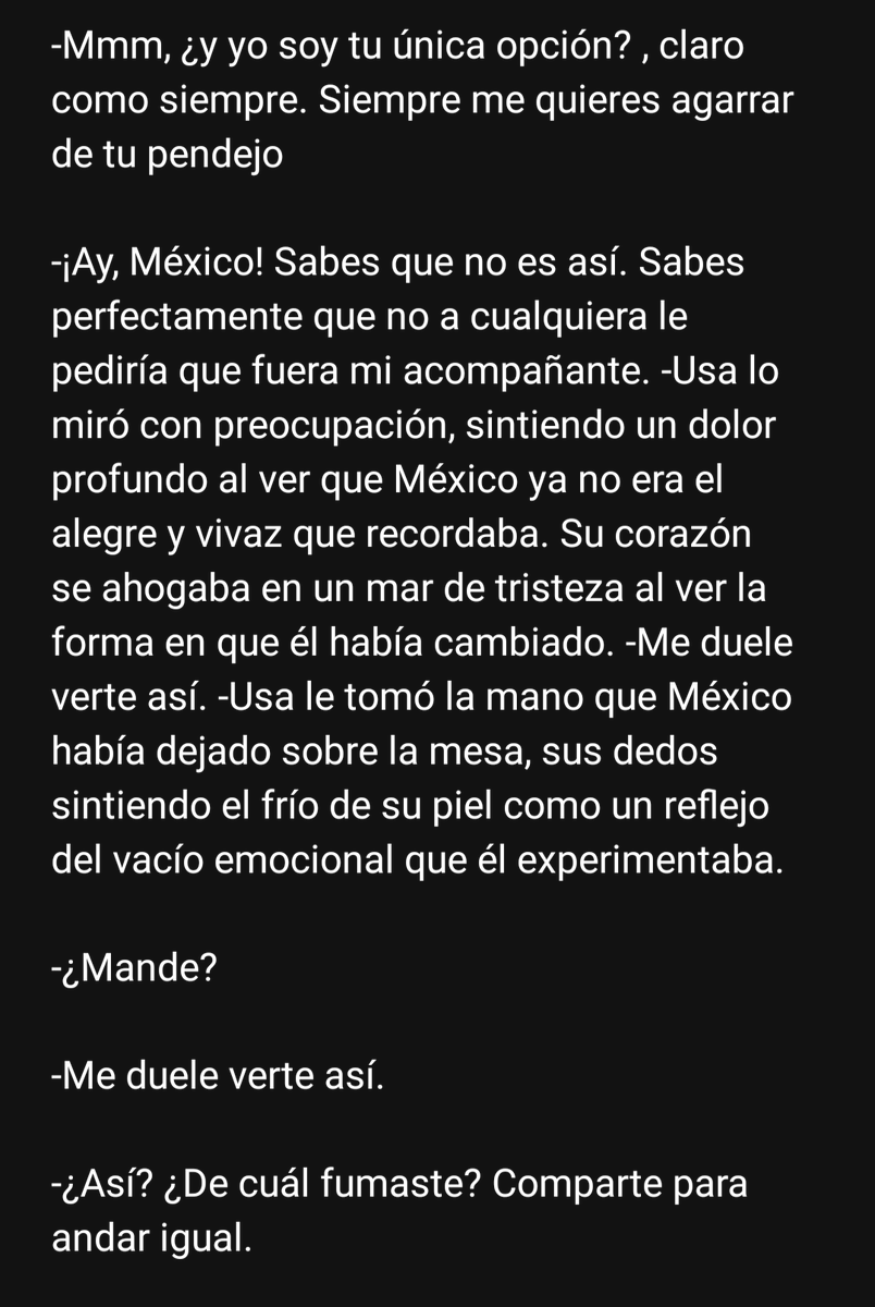LUPMGA's tweet photo. ¿Y Si Lo Volvemos A Intentar? 

— Salida [Parte 2/4] — 

#USAMexWEEK #Countryhumans https://t.co/SqOYjemUUx