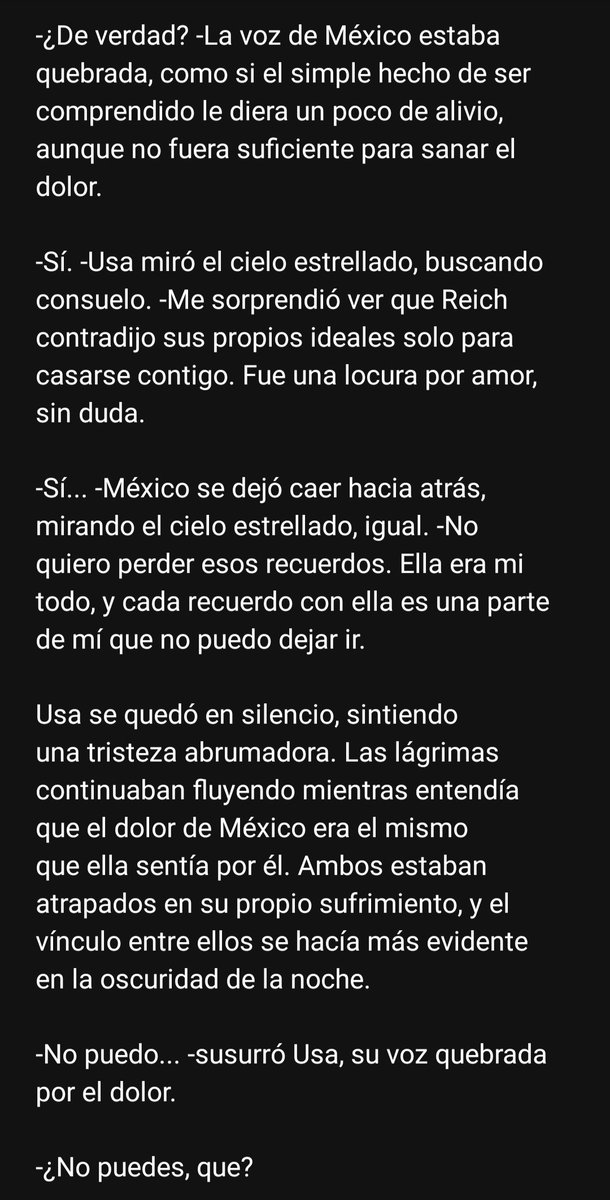 LUPMGA's tweet photo. ¿Y Si Lo Volvemos A Intentar? 

— Salida [Parte 5/5] — 

#USAMexWEEK #Countryhumans https://t.co/uI0sIxjfvD