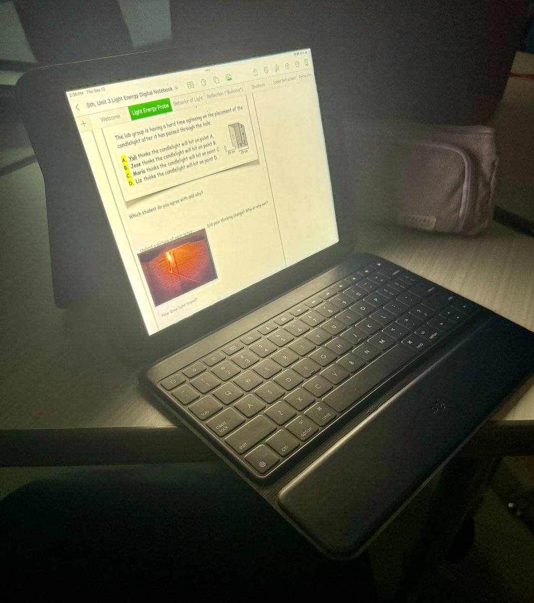 MrsEstes8's tweet photo. 5th graders @Central_ES used digital science notebooks in Numbers to record their thinking and add a picture from their investigation. @mrsjbrookshire #DigitalLisd 📓📱 https://t.co/8xaSwaHo0E