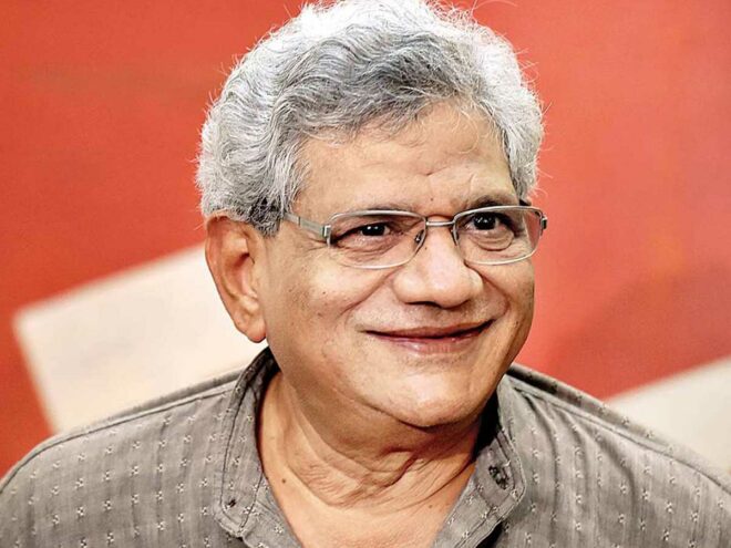 Shri Sitaram Yechury, one of the country's leading figures in the Left Movement, was a vibrant leader during his student days &amp; president of the JNU Student Union. JNU respects and expresses its condolences to one of its illustrious alumni.
<a href="/SitaramYechury/">Sitaram Yechury</a>