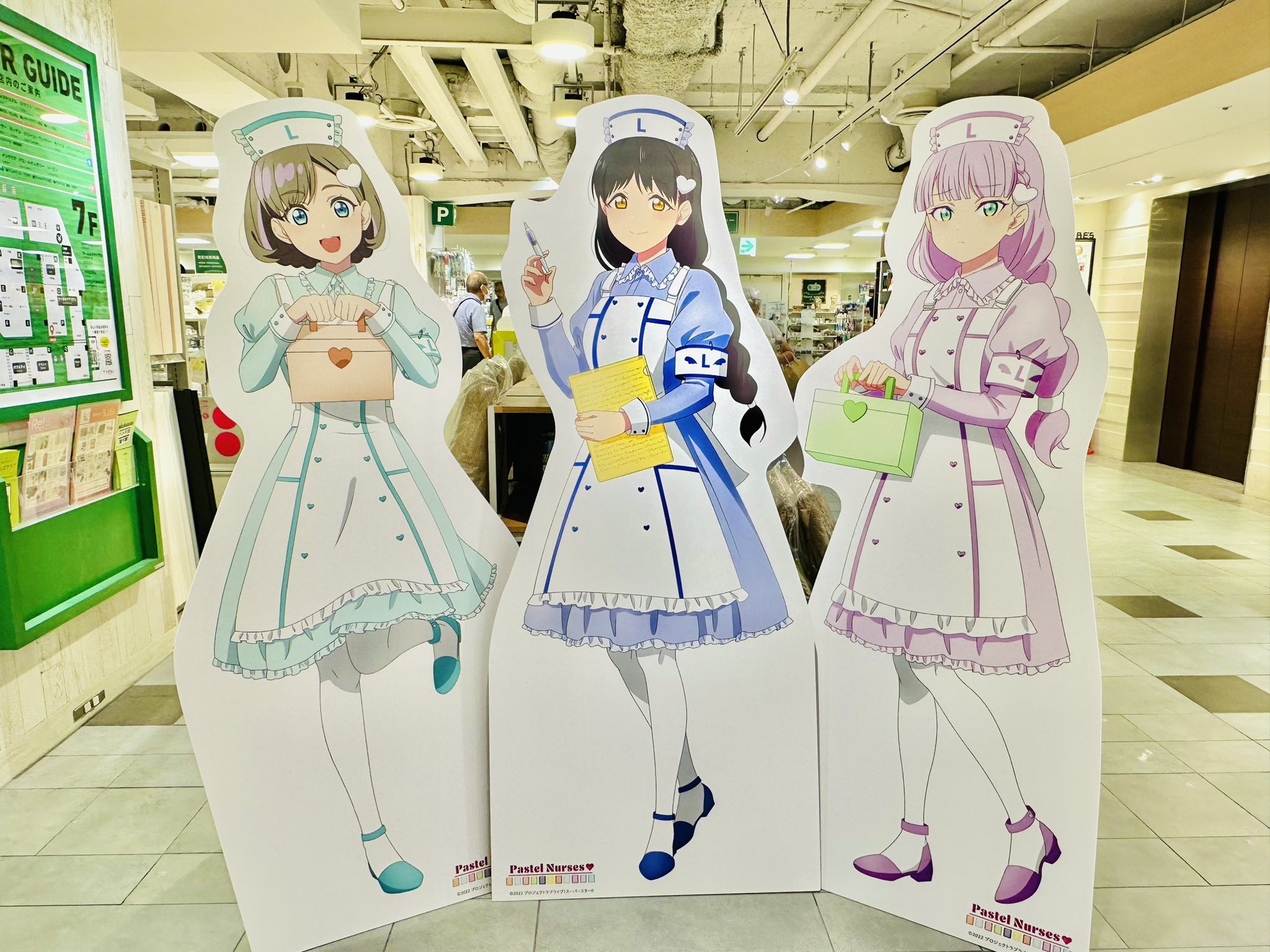 ラブライブ liella 缶バッジ 米女メイ パステルナース 東急