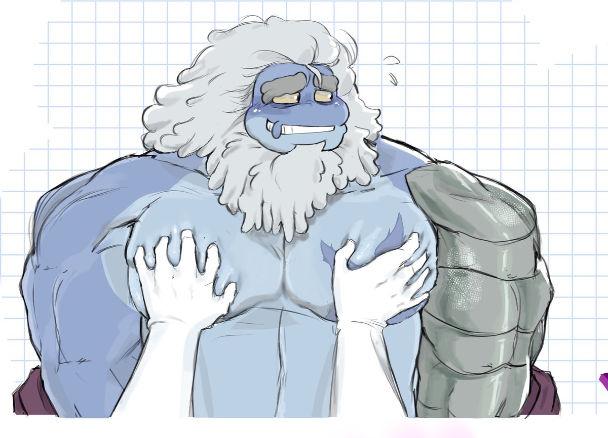 If i had a nickel for every time i drew Andrias in this situation, I'd have two nickels. Which isn't a lot, but it's weird that it happened twice.