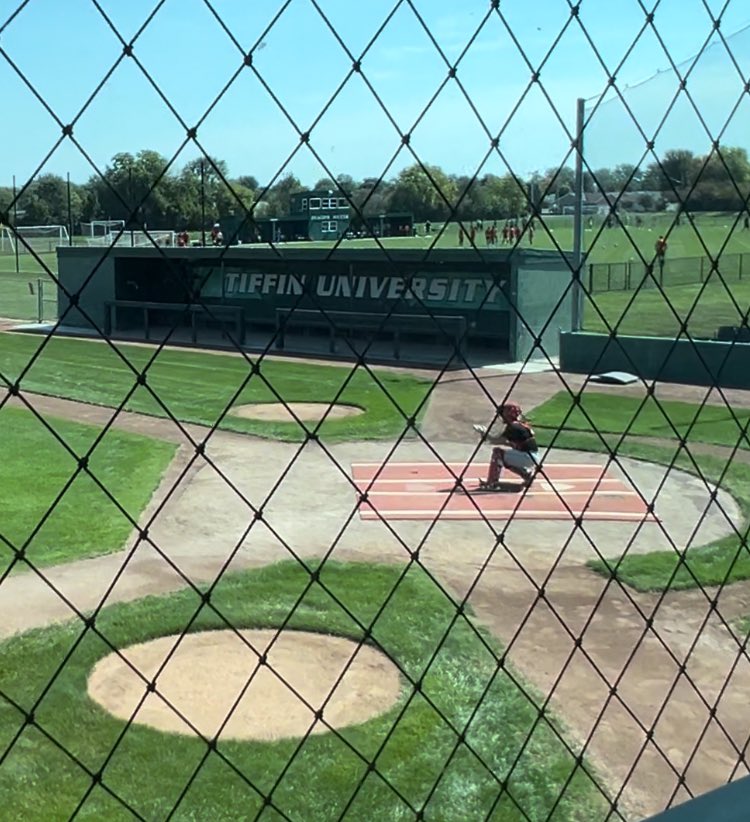 HunterWilson29's tweet photo. Great first college visit today at @TiffinU. Thank you @CoachWilkins11 , @Coach_Boz07 and the rest of the coaching staff that met with me today. It was a pleasure to work out with you, and I’m grateful for the opportunity! https://t.co/OFnkf9Q99g