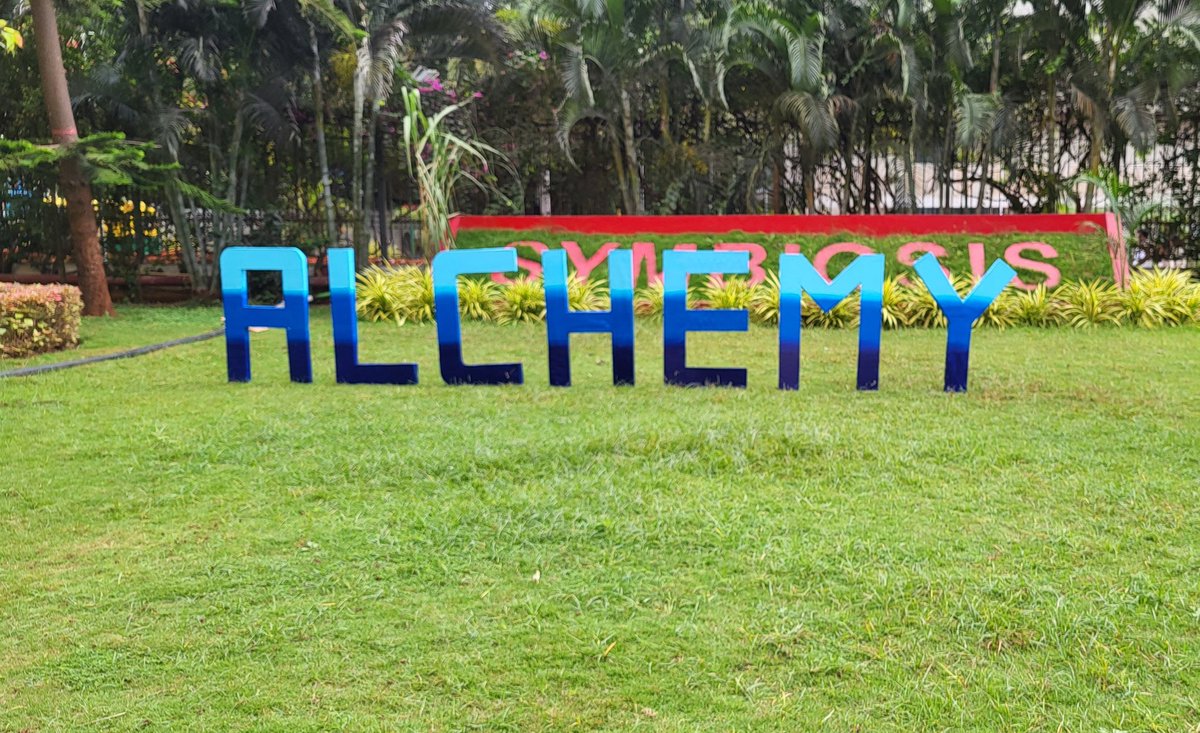SamruddhiS81083's tweet photo. SIBM Benguluru Present to you Alchemy'24 #Alchemy24  #AlchemyAtSIBM https://t.co/pZVh7YNR10