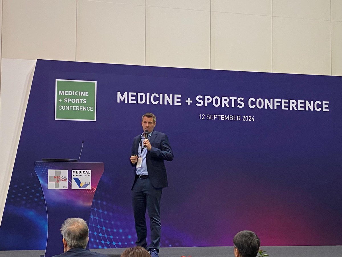 Moritz_Schumann's tweet image. Great second day in Singapore at the medicine + sports conference where I talked about remote exercise medicine with real time sensor-based feedback, also introducing the @PREFERABLE_II trial funded by #HorizonEU. Great to catch up with @JormingG as well.
@spomedtuc