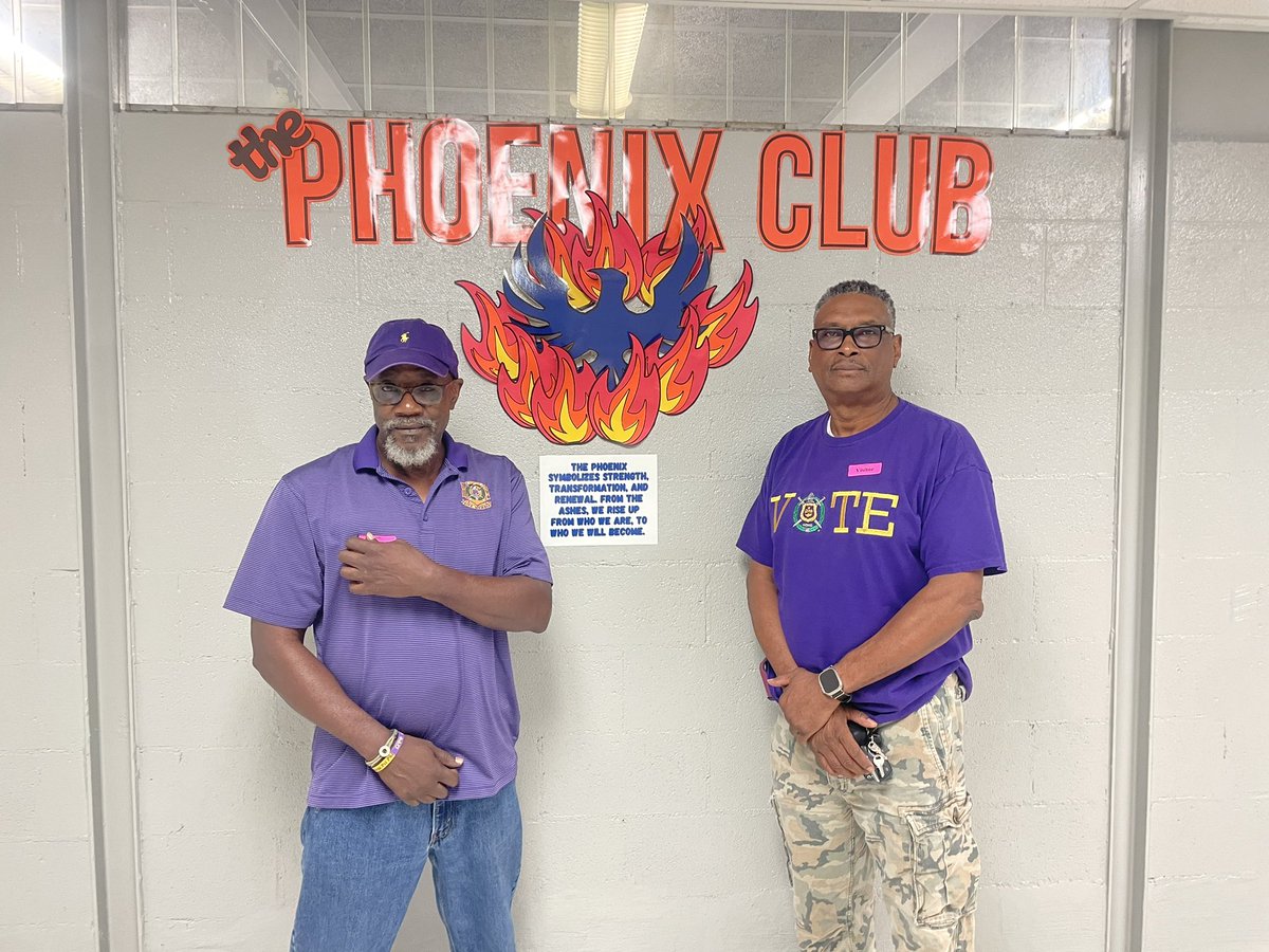 Hats off to the men of Alpha Phi Chapter of Omega Psi Phi Fraternity, Inc. Seven of our students are now registered voters! Thank you, Ms. Jones, Counselor for coordinating this event.
