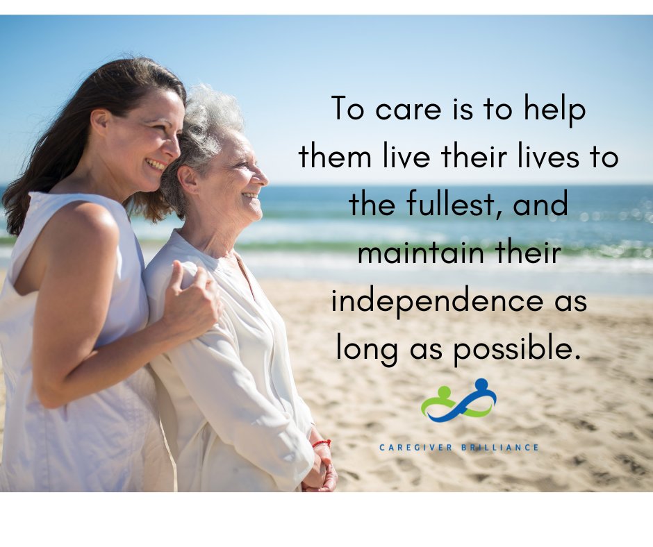 carebrilliance's tweet photo. Supporting someone to live their life fully and independently while providing the necessary assistance is a compassionate approach. #familycaregiver #caregiving #caregiverbrilliance https://t.co/fgc7RmvYSh
