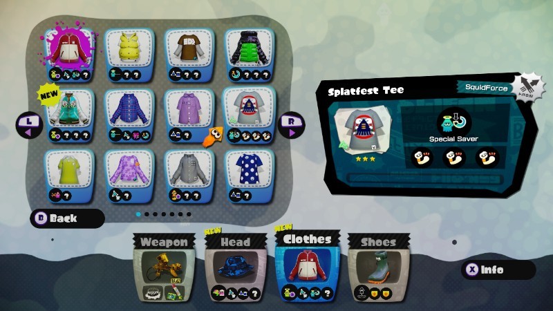 These two are my oldest I could find apparently I was super excited over that splatfest tee lol