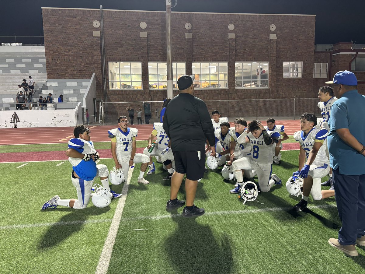 Extremely proud of the heart and determination these guys showed tonight!! <a href="/SanEliFB/">San Elizario Football</a>