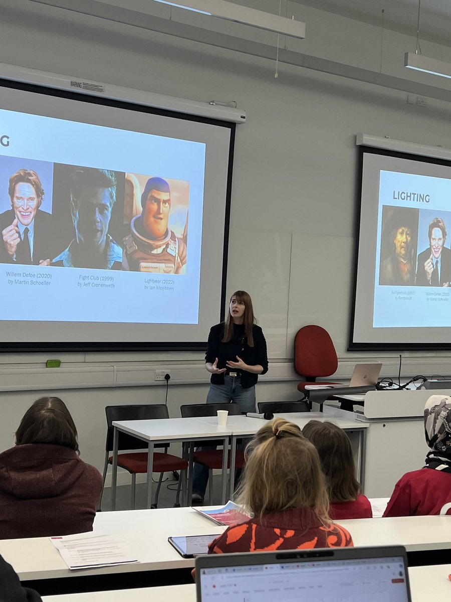 How do we perceive ourselves in the #metaverse?

Fascinating keynote by Rachel McDonnell at #CGVC2024 on the role of realism, lighting, colour, shape, and motion in shaping our sense of embodiment, agency, and empathy towards virtual agents! #VR 
<a href="/giCentre/">giCentre</a> <a href="/CityUniLondon/">Anna</a>