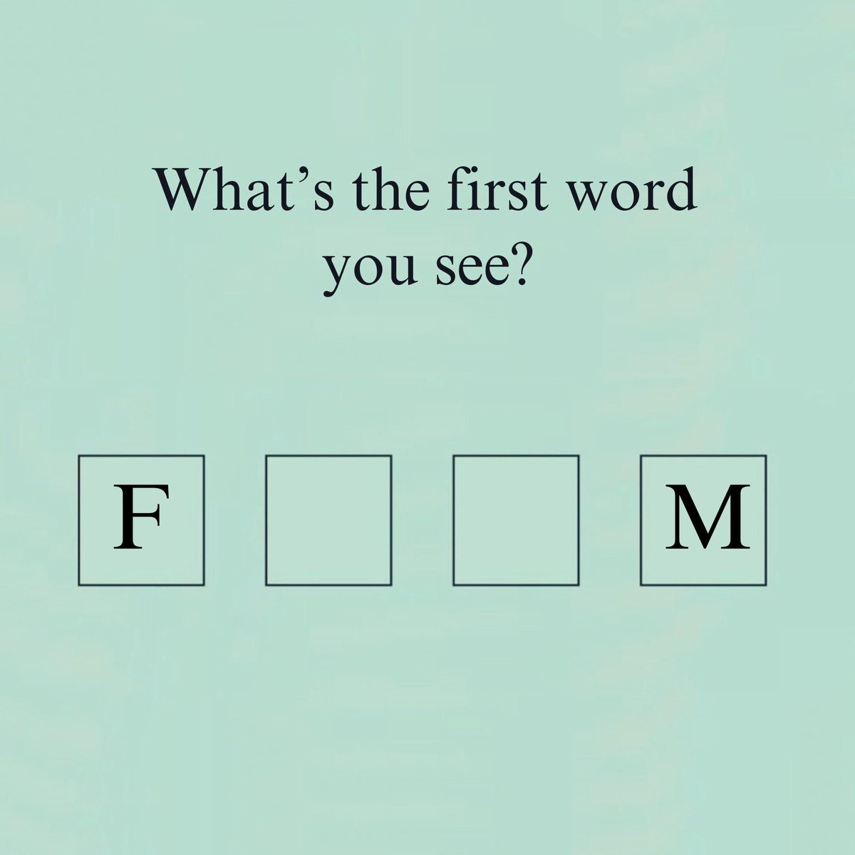 Brainy_Bits_Hub's tweet image. Which word comes to your mind first ❓ 🤔

#Quiz #math #puzzle #IQ #riddle