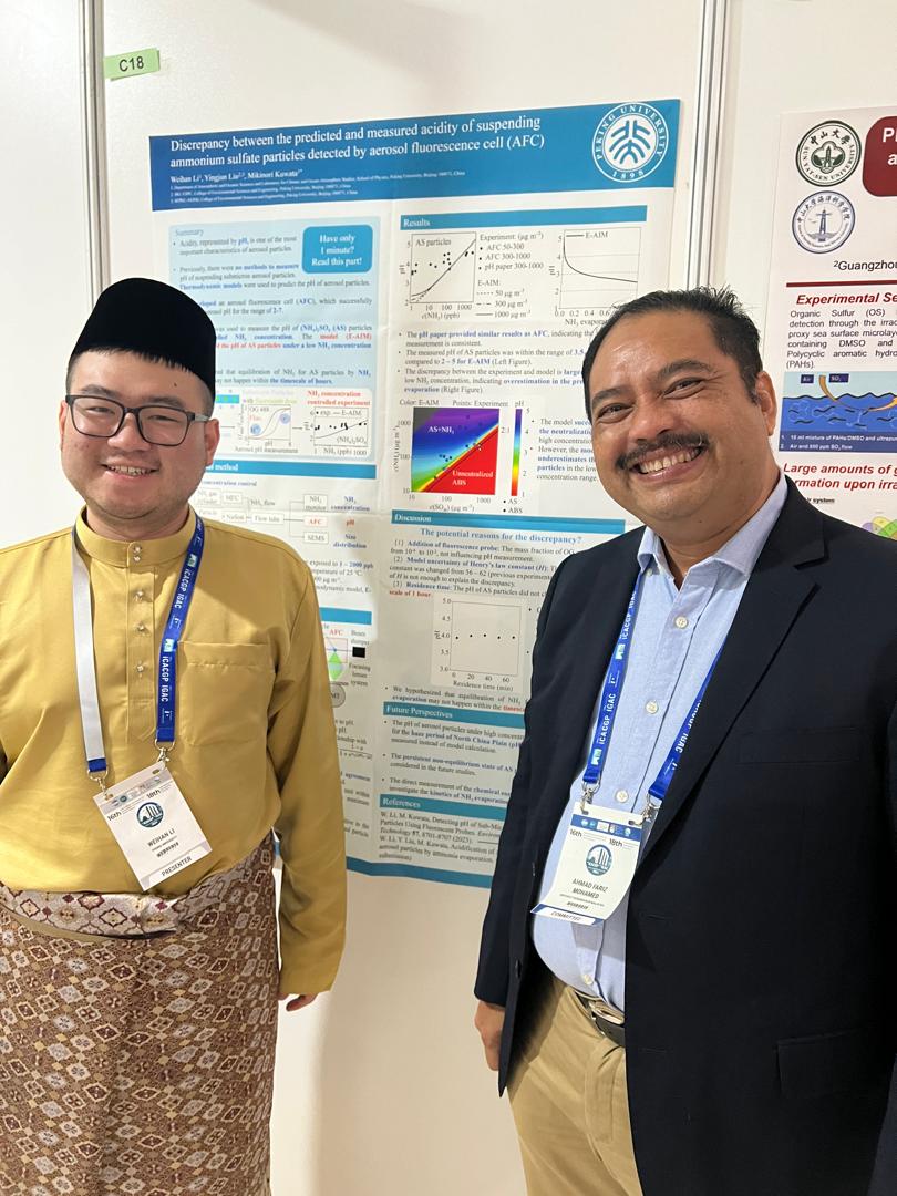 igac2024's tweet image. Dr Weihan Li from Peking University, China with Malay attire (Baju Melayu)
#igac2024 #icacgp2024