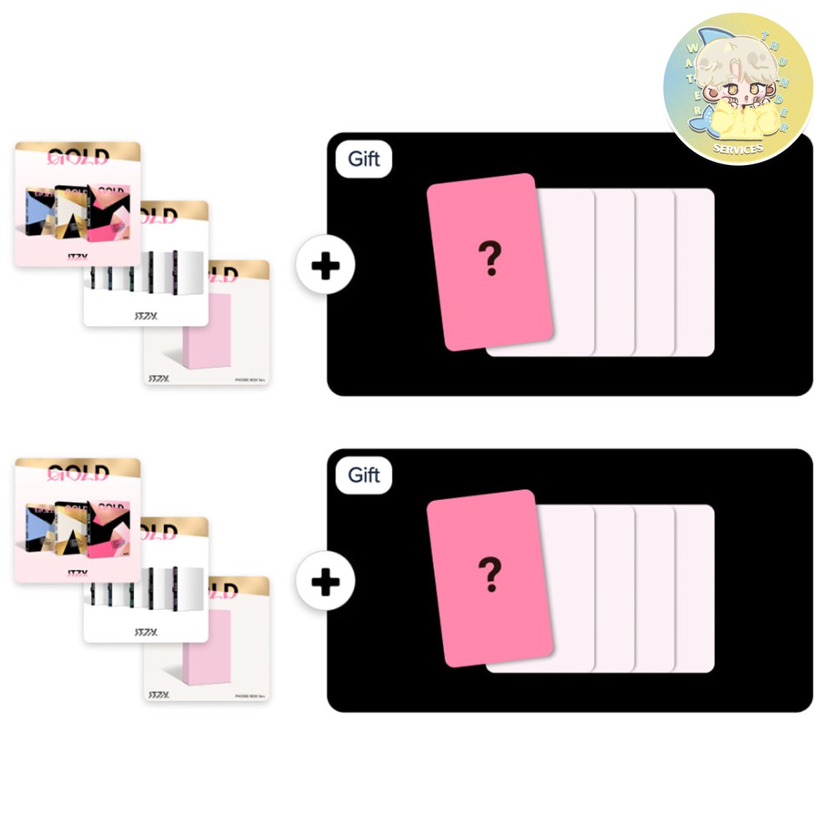 WATERTHUNDERTWT's tweet photo. [ wts lfb ph ww go ] #ITZY

⚜️🩷 ITZY GOLD ALBUM PRE-ORDER ⚜️🩷 

✔️ Standard Ver. - 850 php (2545 php / set)
✔️ Digipack Ver. - 680 php (3350 php / set)
✔️ Phone Ver. - 995 php
✔️ Platform Nemo Ver. - 695 php (FETA)
✔️ All Albums (10 pcs) - 7500 php (free local sf)

- sealed & official
- counted in charts
- with pre-order benefit pc
- with freebies
- can ship worldwide

SEMI-FETA after ship out (all in)

DOO/DOP : 10/14

Mine or DM us to order 💌

#ITZY #MIDZY
@ITZYofficial
#ITZYComeback #ITZY_GOLD

t. yeji lia ryujin chaeryoung yuna photocard pob poca for sale sell makestar soundwave withmuu blue dream media bdm jyp shop music plant korea muplant mukor yes 24 five