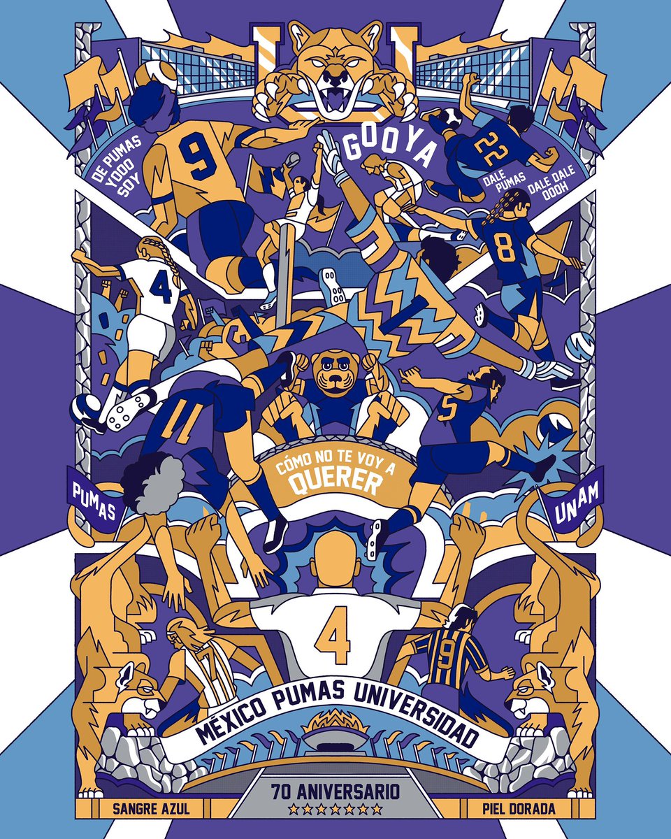 PumasMX's tweet photo. ¡México, Pumas, Universidad! 👊🏽

Gracias a nuestros amigos de Barrilete por su aportación a este festejo. 

#HIS70RIAYPASIÓN https://t.co/TIetHo3EmU