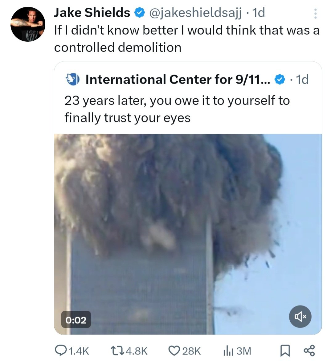 You don't know better.