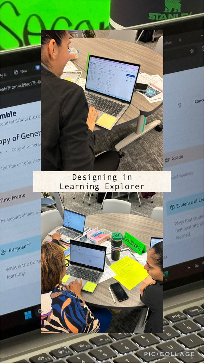 SteveSteinke76's tweet image. @HumbleISD instructional coaches planning and designing using @learnXpl