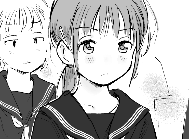 漫画という形でキャラを掘り下げながら描いていくのも勿論面白いのですが、モブっぽい子を「いま何を考えてるんだろう」「どんな家族構成なんだろう」「朝食は何を食べてきたんだろう」などとぼんやり考えながら描くのが楽しい。
普通の子たちの普通の日常こそが尊い、と強く感じるようになったので。