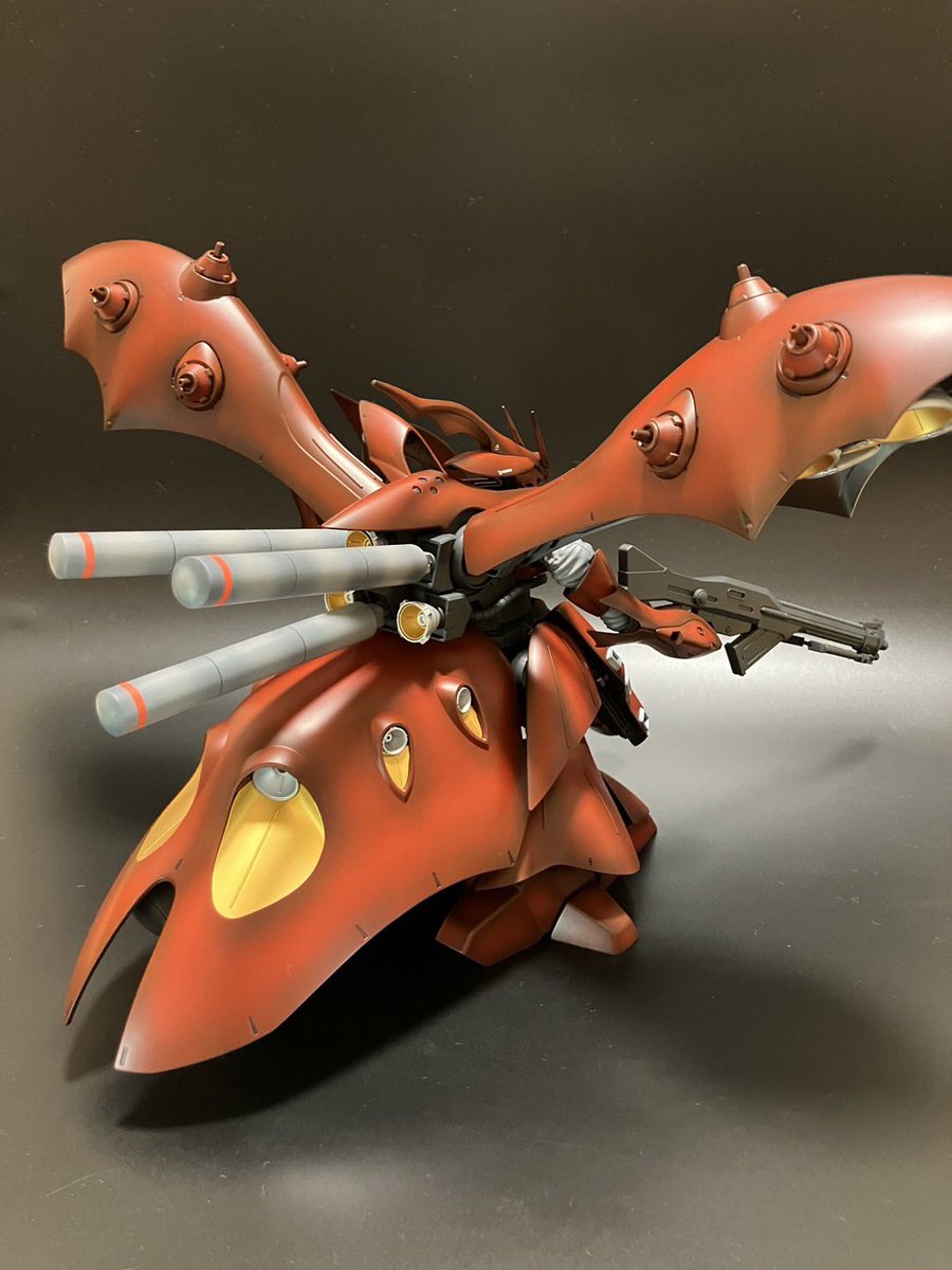 GUNPLAmemory's tweet photo. HGUC 1/144 ナイチンゲール

＃ガンプラ ＃ガンプラは自由だ #ガンプラ好きな人たちと繋がりたい #ガンプラの画像貼るとRTされると聞いて #fuku https://t.co/egne86D4jT