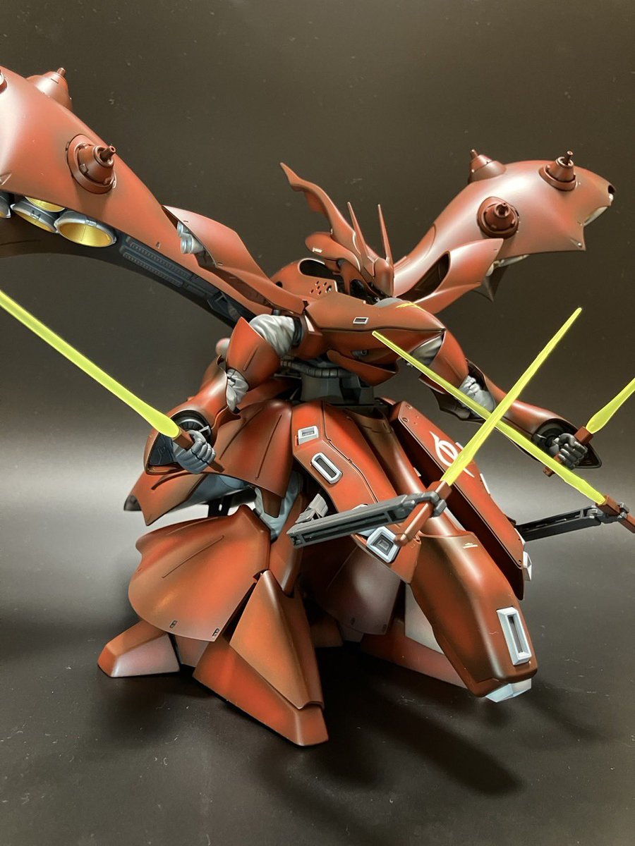 GUNPLAmemory's tweet photo. HGUC 1/144 ナイチンゲール

＃ガンプラ ＃ガンプラは自由だ #ガンプラ好きな人たちと繋がりたい #ガンプラの画像貼るとRTされると聞いて #fuku https://t.co/egne86D4jT