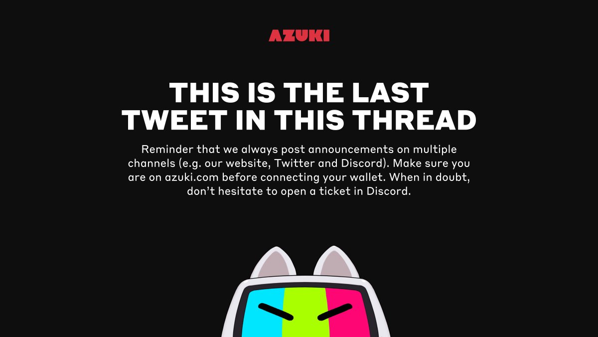 Azuki (@azuki) on Twitter photo 