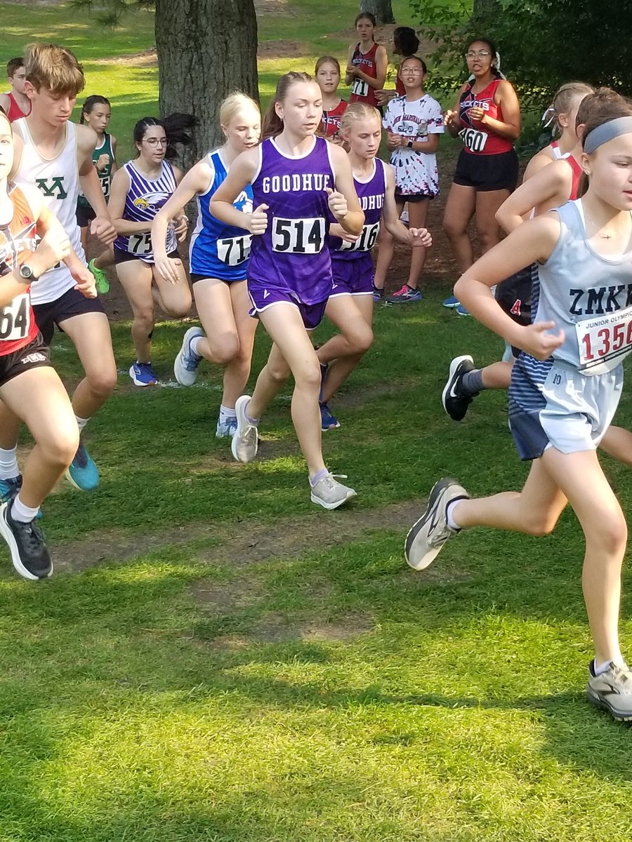 Hot and hilly at Mayo.  Great to compete against some different schools!  Middle School girls take 2nd.  Brenna Buck 2nd and Brynn Ryan 9th!  All older kids ran hard, and even Coach McNamara was in the mix.  Go Wildcats! <a href="/GoodhueAct/">Goodhue Activities</a> <a href="/goodhueschool/">Goodhue School</a>