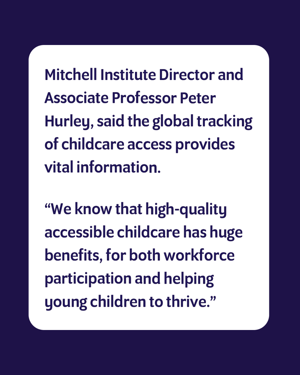 victoriauninews's tweet photo. Of the nine nations in @Mitch_Inst's world-first study into childcare access England ranks 8th and the worst in the UK. https://t.co/ehfLOQwfhw
