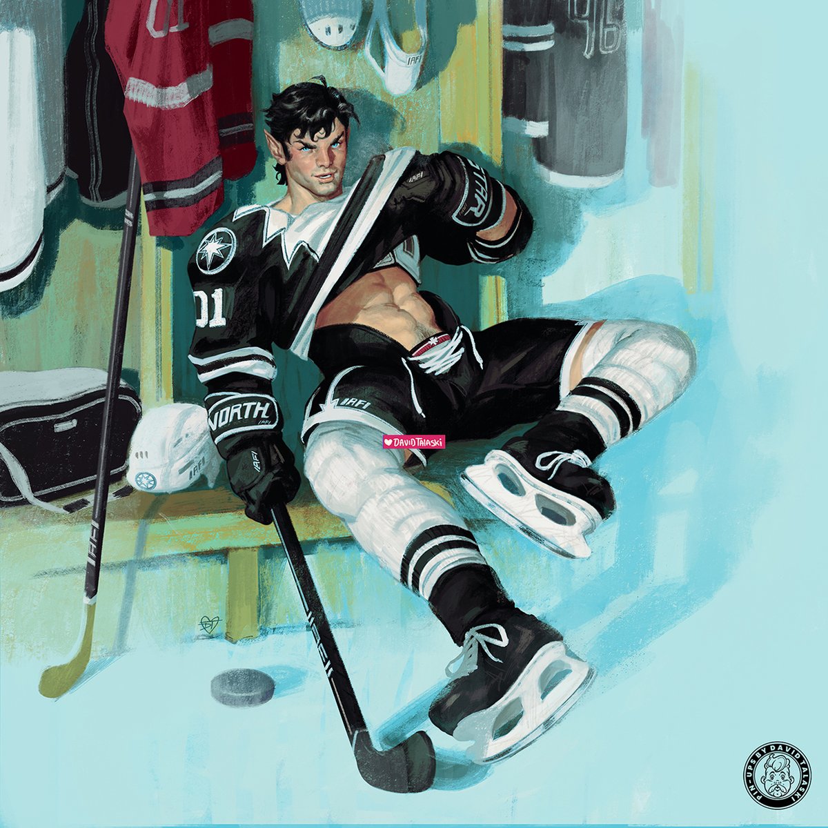 DavidTalaski's tweet photo. Pinup drop incoming in threeeee, twoooo, one....

Didn't know ice could be so hot.  Things are getting steamy in the great white north. 🍁🏒 https://t.co/rfvu3bn7vy