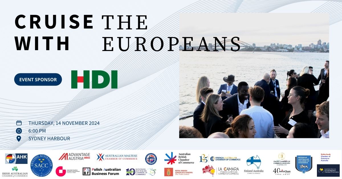 INVITATION - Cruise with the Europeans 2024 - Tickets Available !!! - *|mailchi.mp/slovenianaustr…|*