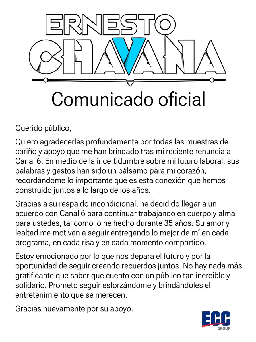 Ernesto Chavana tweet media