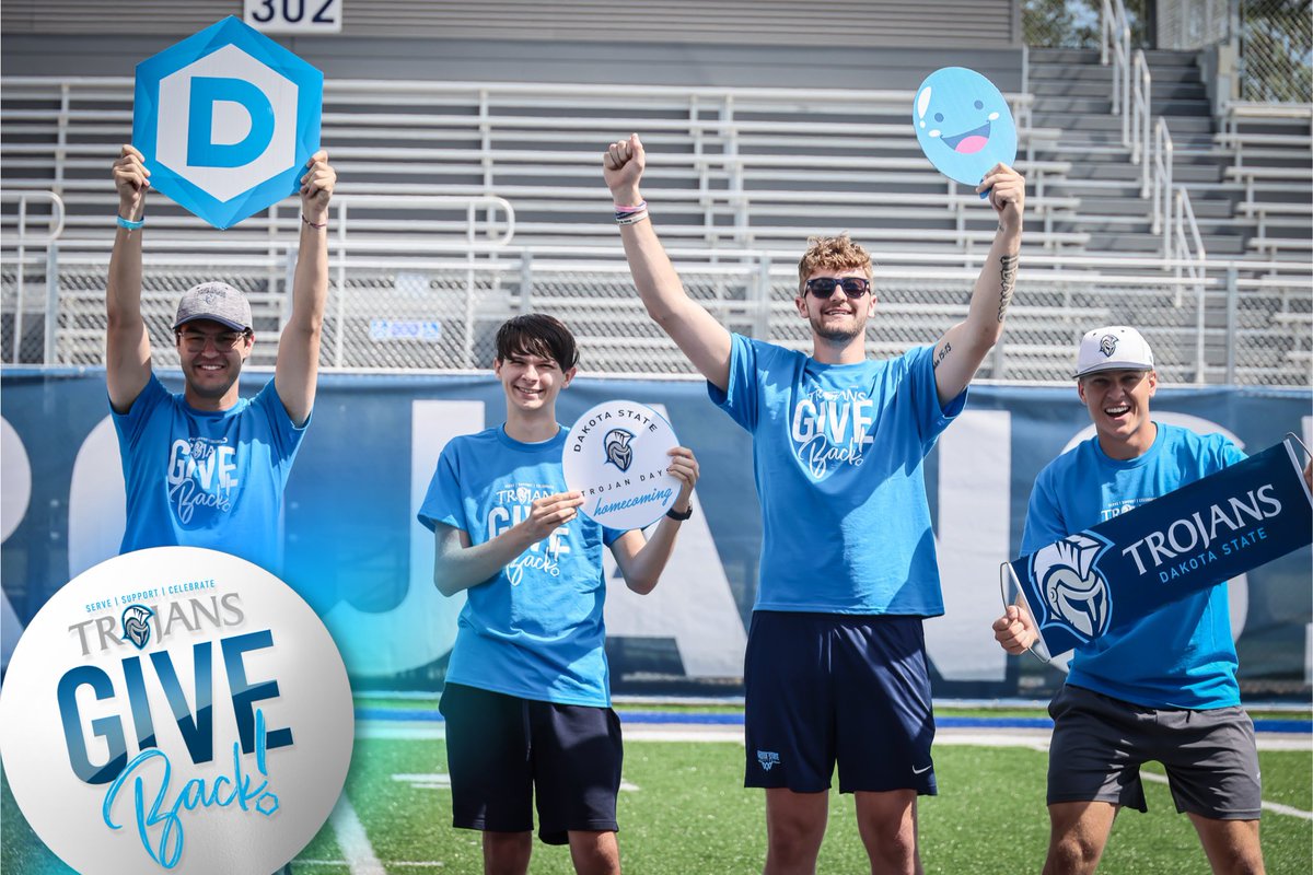 DakotaState's tweet photo. What an incredible day! 🎉💙 But it’s not over yet—there’s still time to make a difference and support DSU.
Every gift counts! 🙌 Give back now at ➡️ https://t.co/QLDkTrLXZq
#ThankYouTrojans #StillTimeToGive #DakotaState https://t.co/WTlfkBYz2P