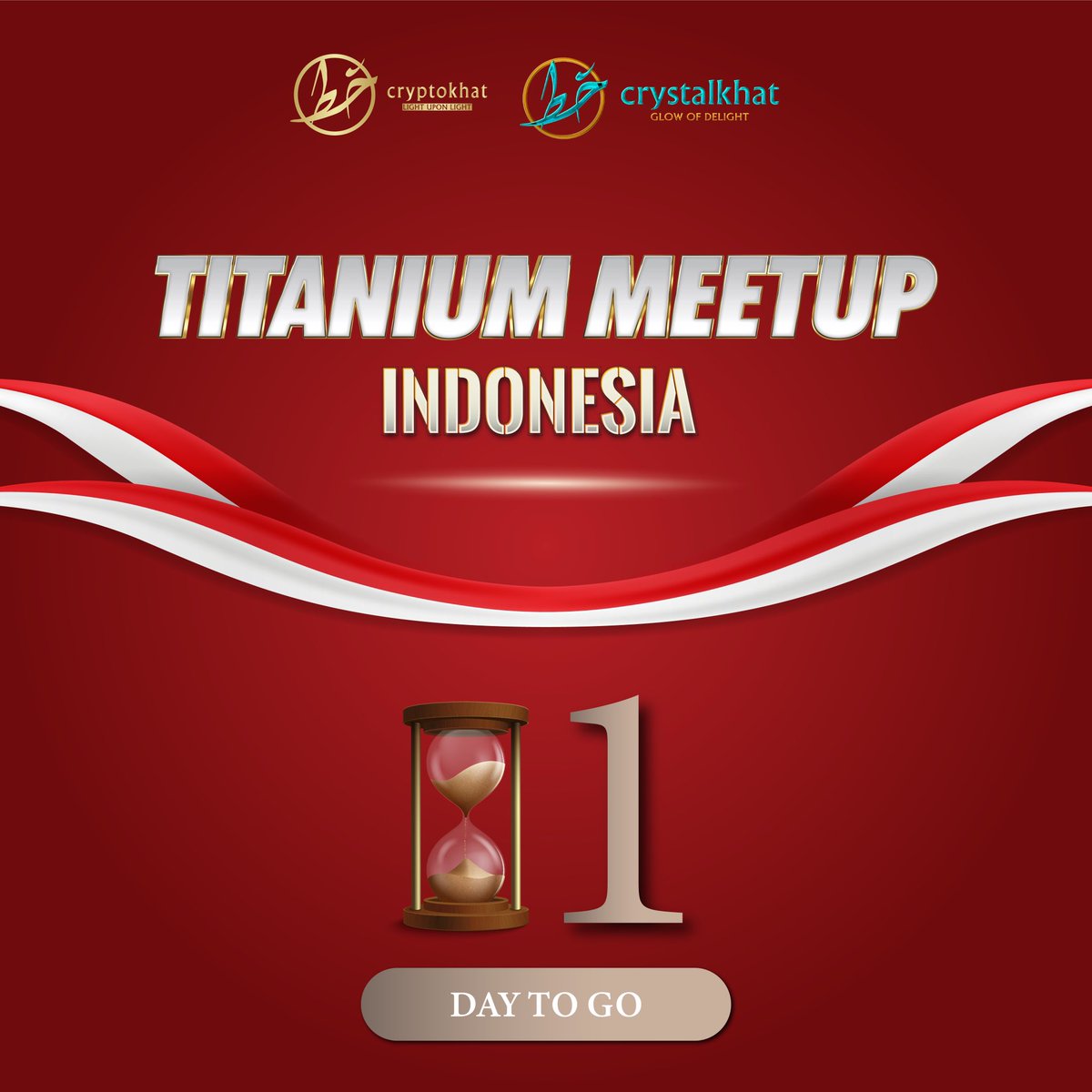 Thecryptokhat's tweet image. Tomorrow’s the big day! The Titanium Meetup Indonesia is just hours away. 

Prepare for an epic gathering of innovators and enthusiasts. 

Don’t miss out, be ready to connect, learn, and explore! See you there!

#Cryptokhat #Crystalkhat #IDNFT #NFTs #TitaniumMeetupIndonesia