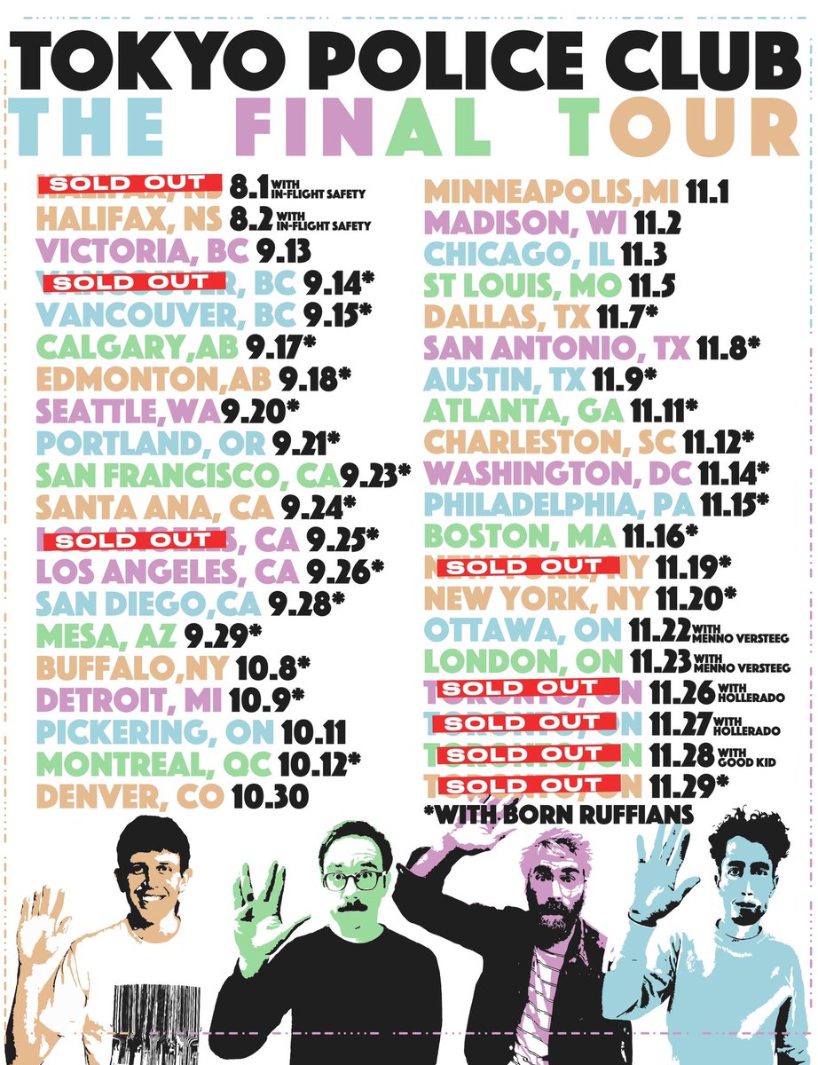 Tokyo Police Club tweet media