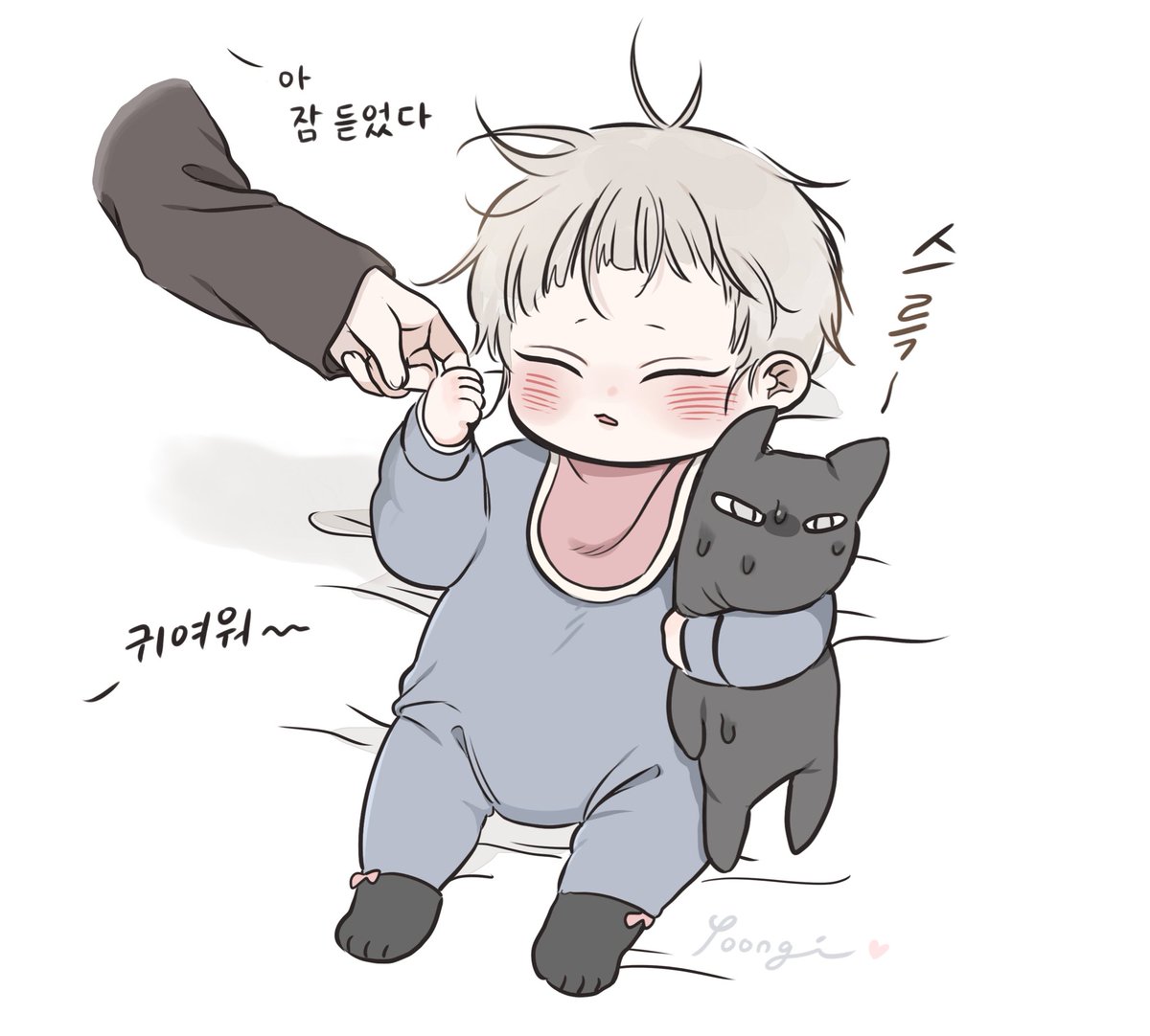 👉🏻👶🏻🥹
#물가의밤 #fanart