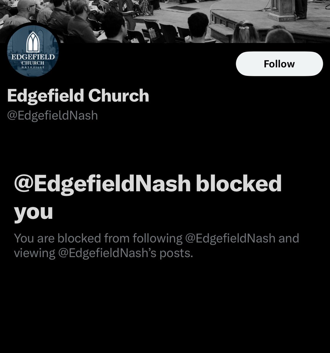 After today’s Bodies Behind the Bus ep this happened. Such a disappointing response to an episode that helped spread awareness about a very real risk that was mishandled by their leaders.