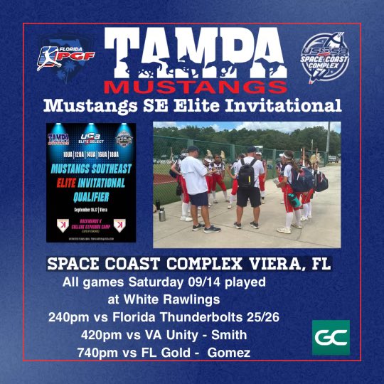 Schedule DROP!! Come out to watch these great group of girls compete this weekend.🥎🥎
<a href="/TampaMustangsRT/">Tampa Mustangs RT 18u</a> <a href="/TampaMustangs/">Tampa Mustangs</a> <a href="/bowey23/">Nikki Bowey</a>