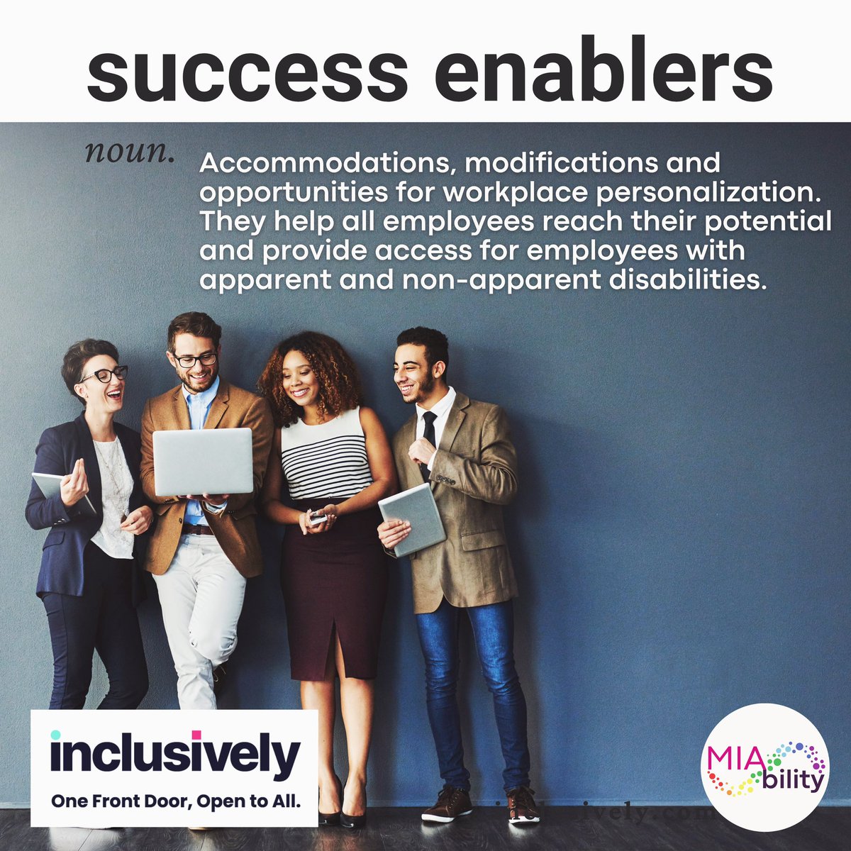 Manifesting the Future of Work Today 🌱
 
Inclusively is a hiring platform that believes that with the right tools, aka success enablers, everyone can reach their full potential and secure meaningful employment. 
 
💻✨: inclusively.com <a href="/WorkInclusively/">Inclusively</a>