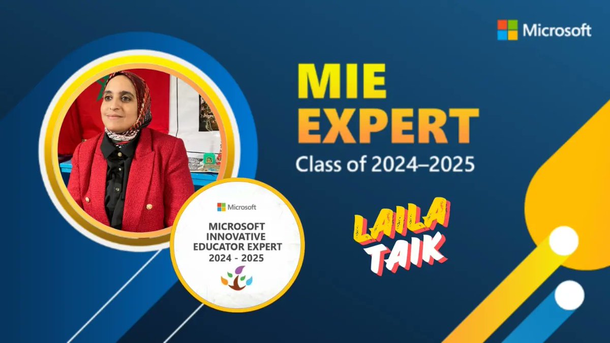 👩🏻‍💻Laila Taik 👩🏻‍🏫📚🗣️🎙️💻📲🚀🇲🇦 tweet media