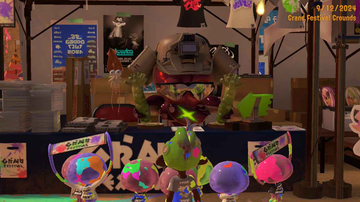 Samvani6's tweet photo. I love the Grand Festival! #Splatoon3 https://t.co/qrTCq9uwfO
